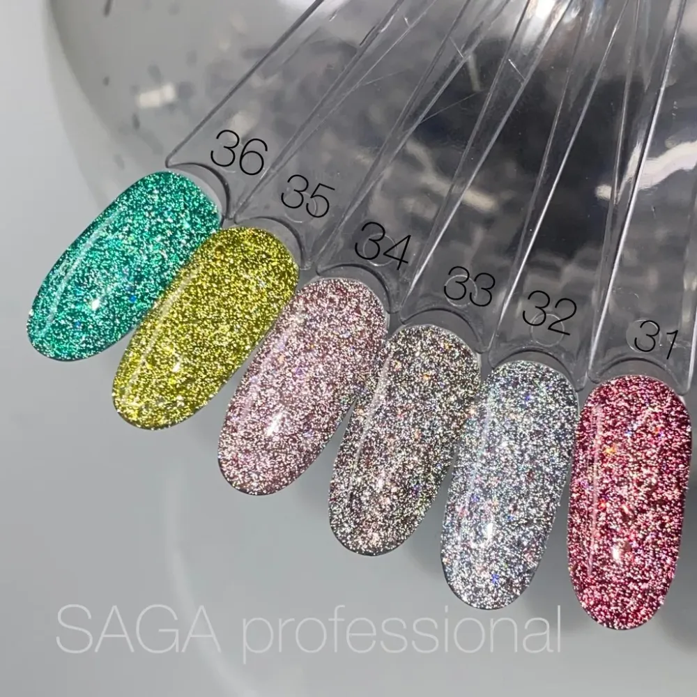 Gel lak za nokte Fiery №33 9 ml Saga Professional