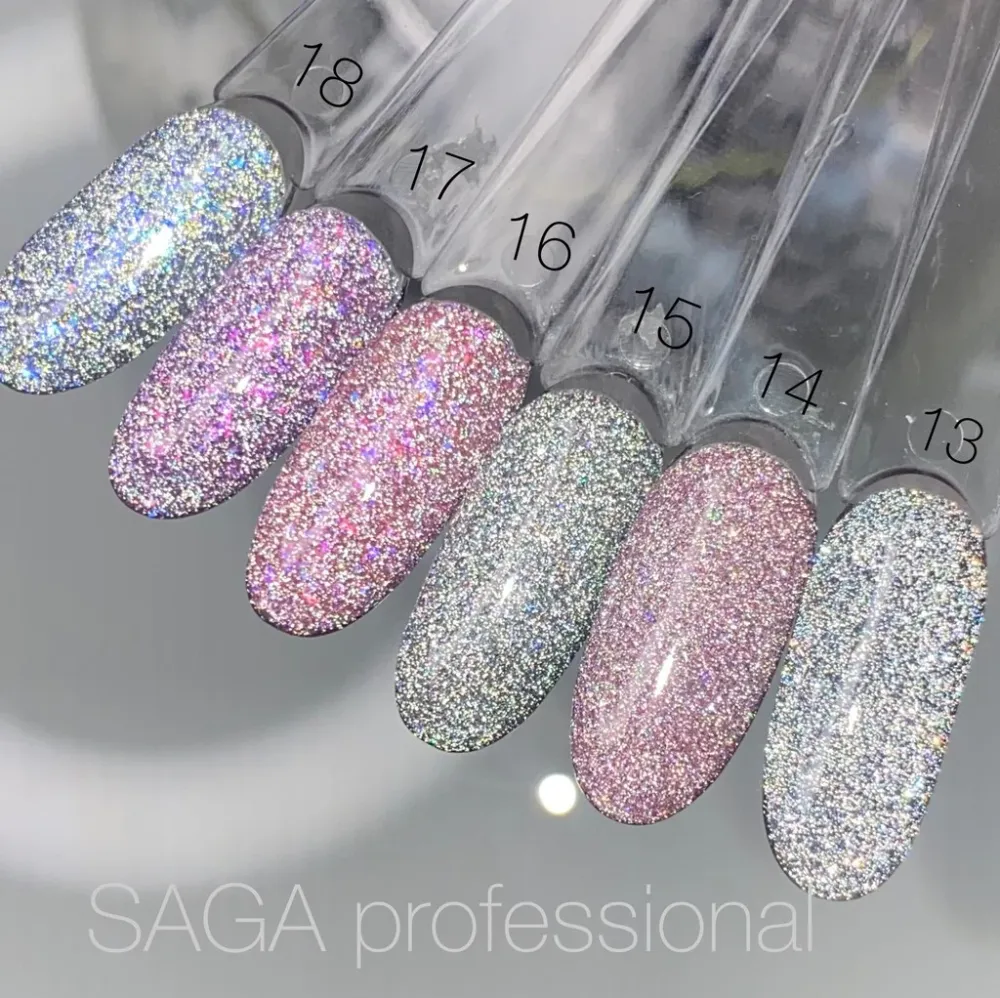 Gel lak za nokte Fiery №15 9 ml Saga Professional