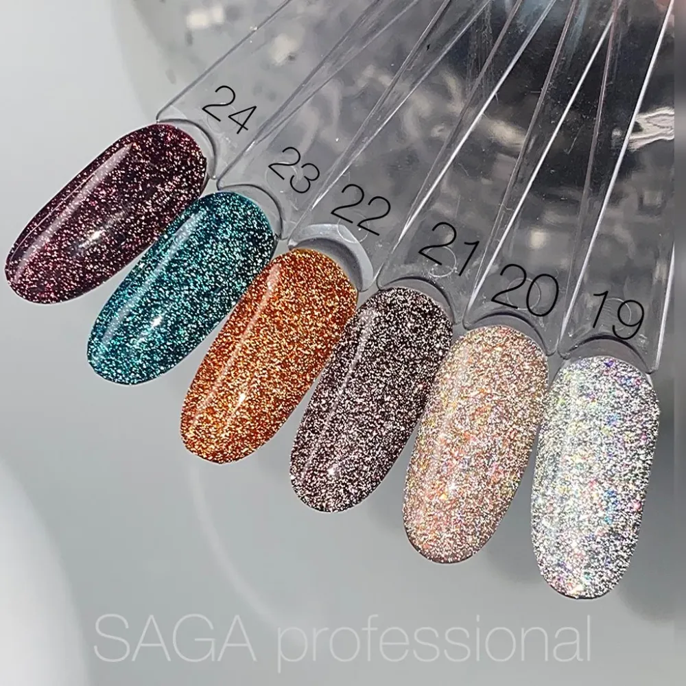 Gel lak za nokte Fiery №24 10 ml Saga Professional