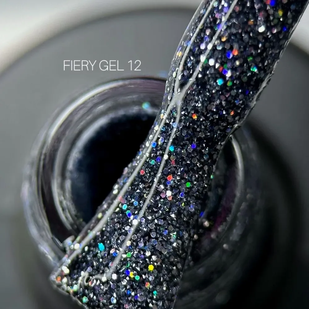 Gel lak za nokte Fiery №12 9 ml Saga Professional