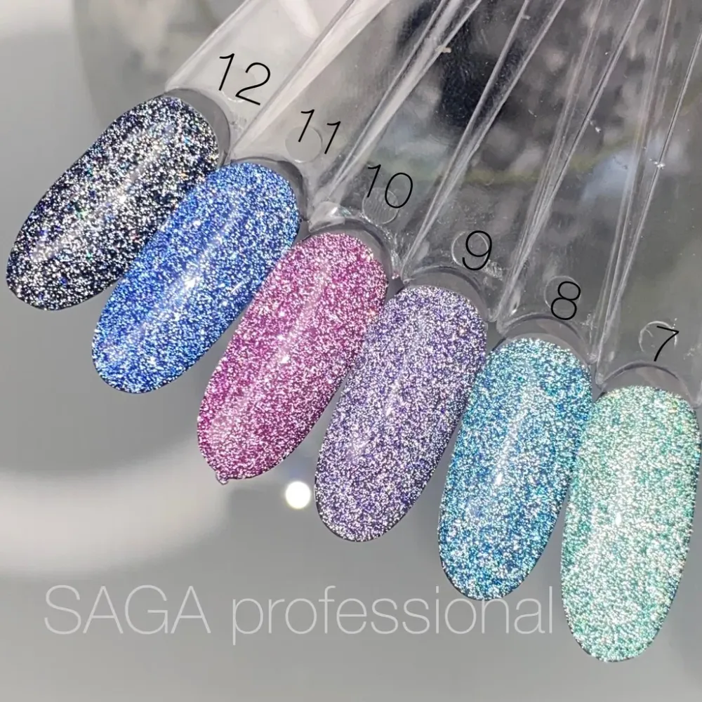 Gel lak za nokte Fiery №12 9 ml Saga Professional