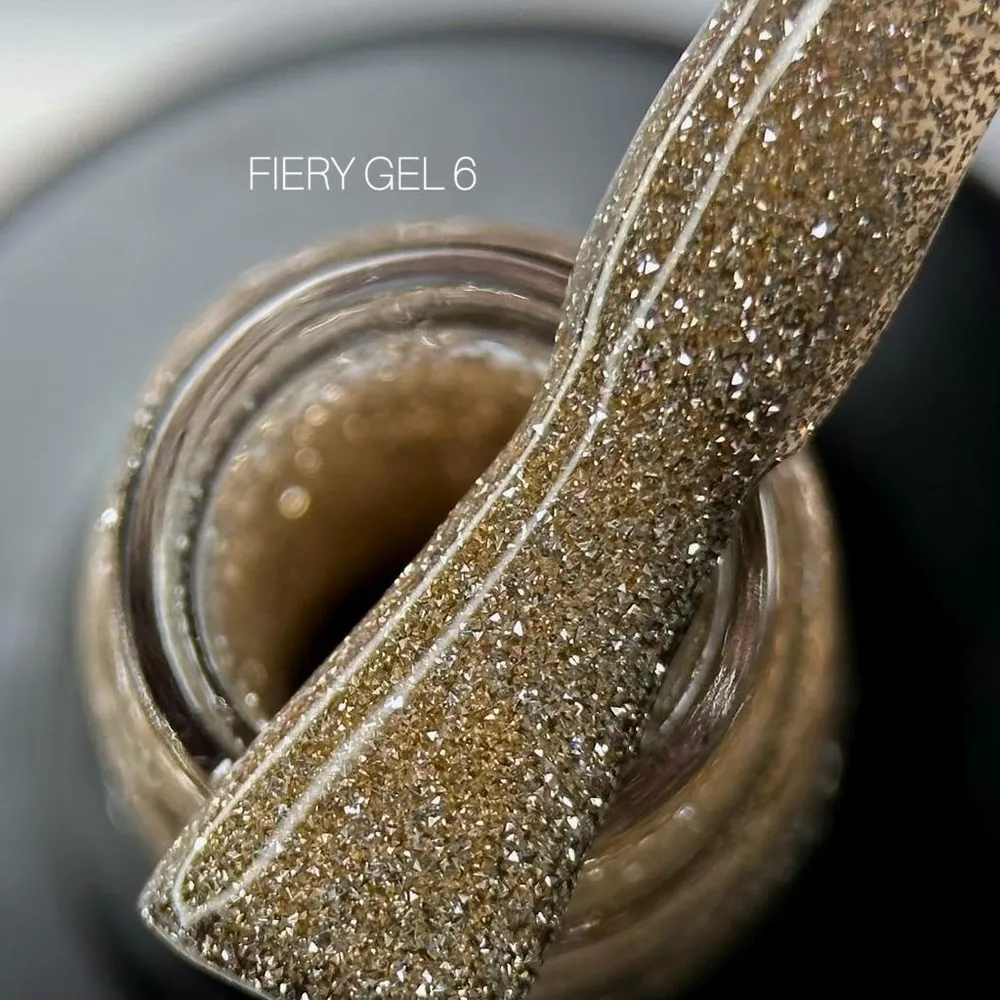Gel lak za nokte Fiery №6 9 ml Saga Professional