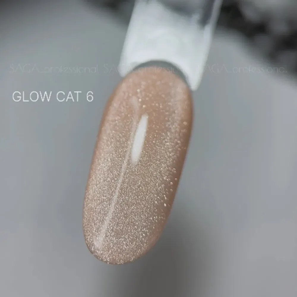 Gel lak za nokte Glow Cat №6 10 ml Saga Professional