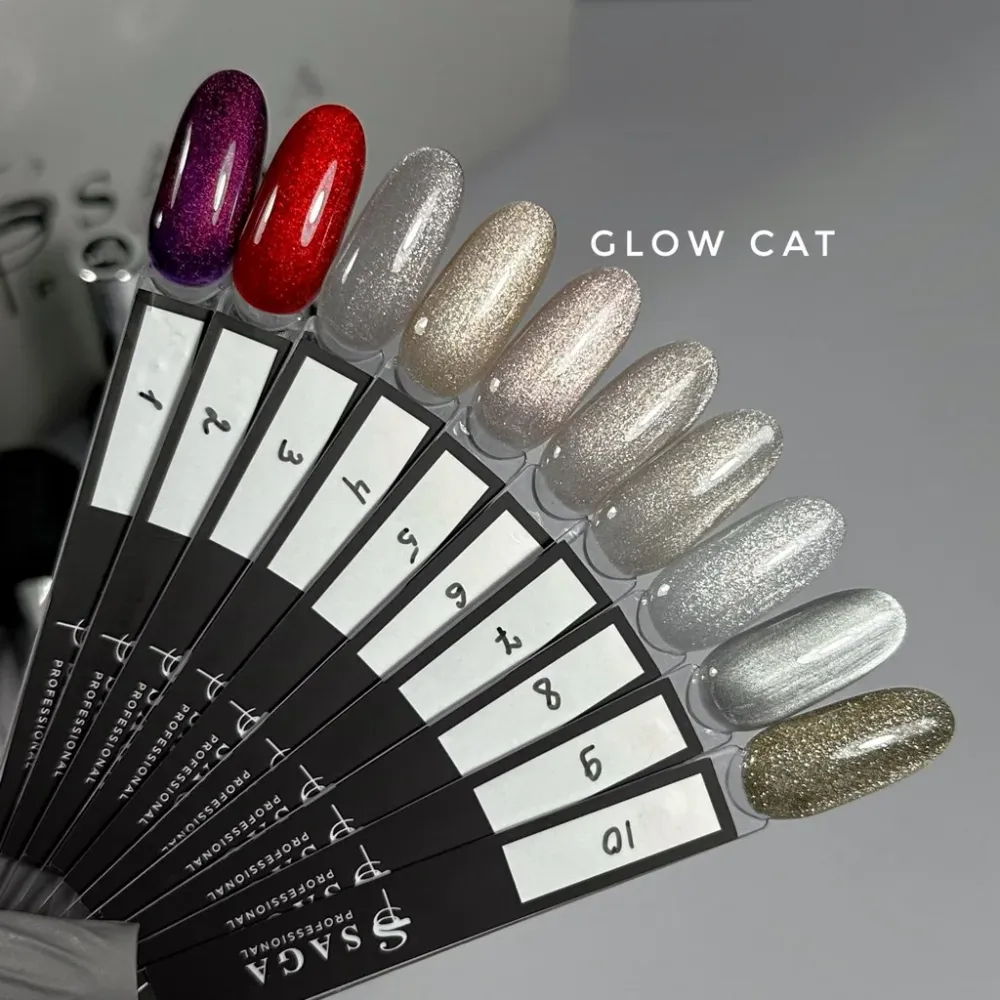 Gel lak za nokte Glow Cat №4 10 ml Saga Professional