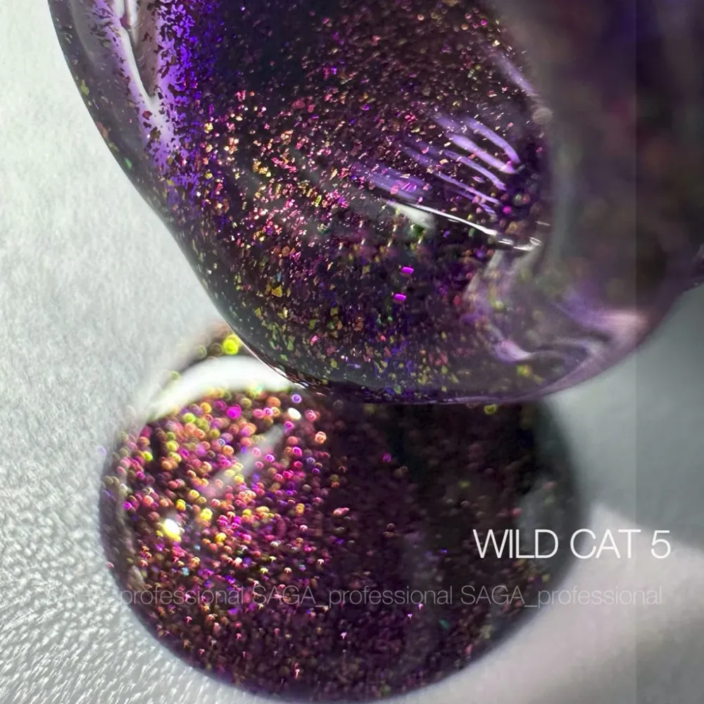 Gel lak za nokte Wild Cat №5 10 ml Saga Professional
