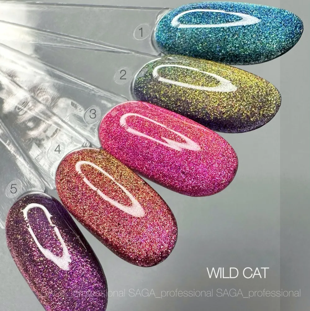 Gel lak za nokte Wild Cat №5 10 ml Saga Professional