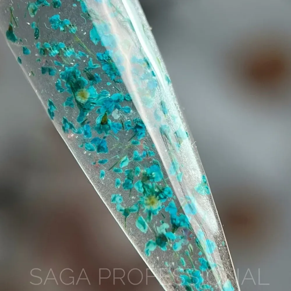 Gel s osušenim cvijećem №2 5 ml Saga Professional