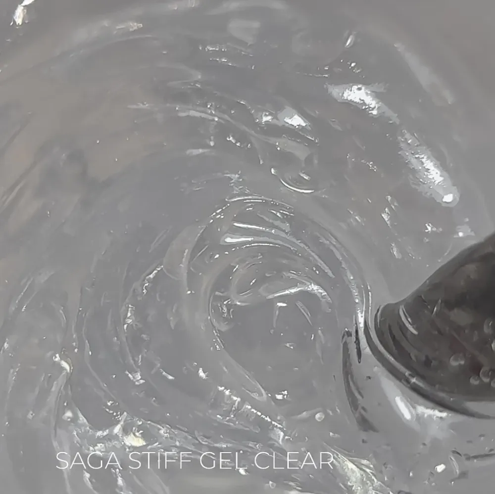 Stiff Gel Clear 15g Saga Professional