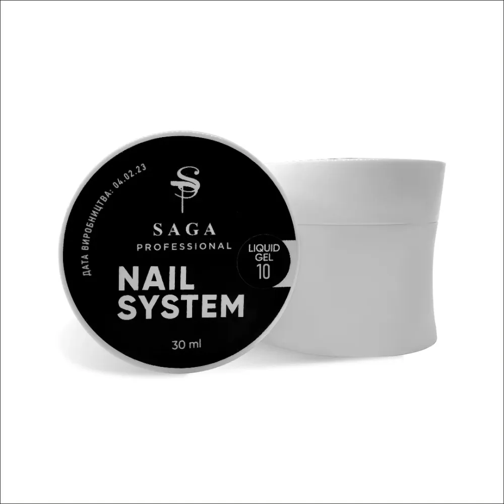 Tekući gel №10 30 ml Saga Professional