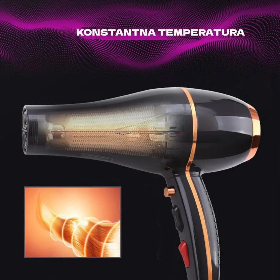 Salonski fen 3000w + nastavci