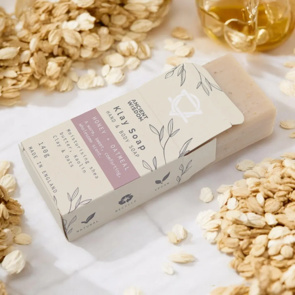 Sapun od meda i zobenih pahuljica Veganski Kaolin glina