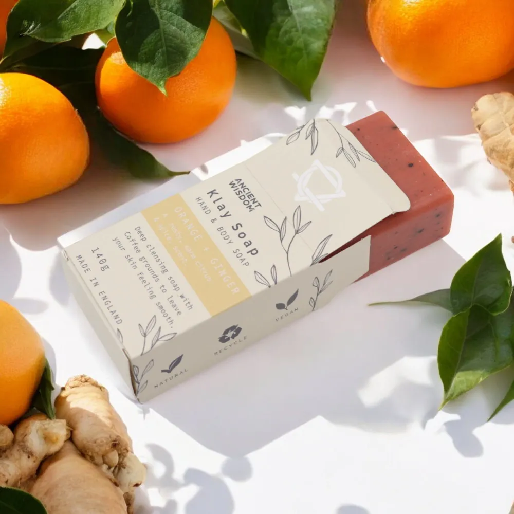 Sapun za piling naranč đumbir talog kave veganski