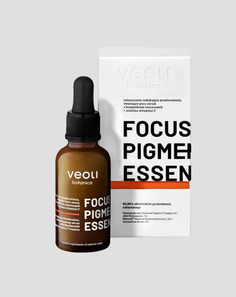 Serum za diskoloraciju kože s niacinamidom i vitaminom C Focus pigmentation essence Veoli Botanica