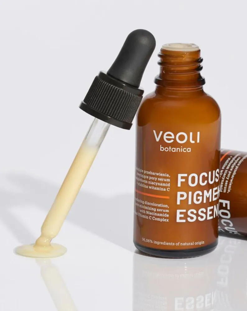 Serum za diskoloraciju kože s niacinamidom i vitaminom C Focus pigmentation essence Veoli Botanica