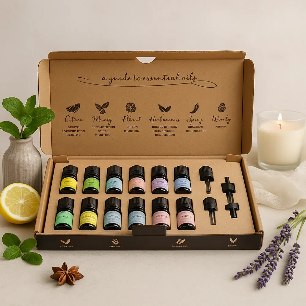 Set eteričnih ulja aromaterapije 12 ulja po 5ml