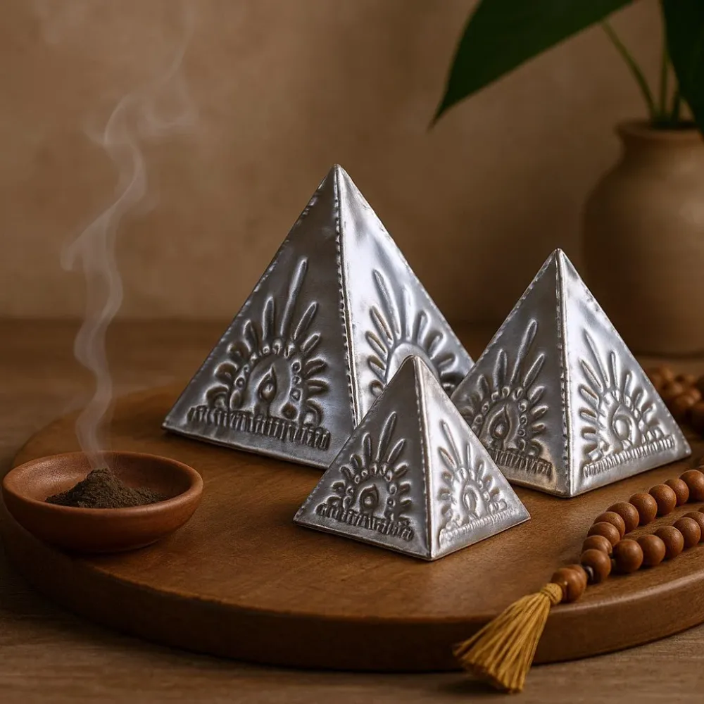 Set kalupa za piramide od praha tamjana, 3 komada