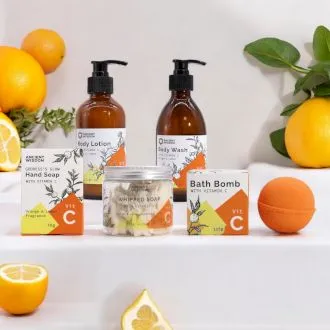 Set za kupku i tijelo s vitaminom C, 5-dijelni