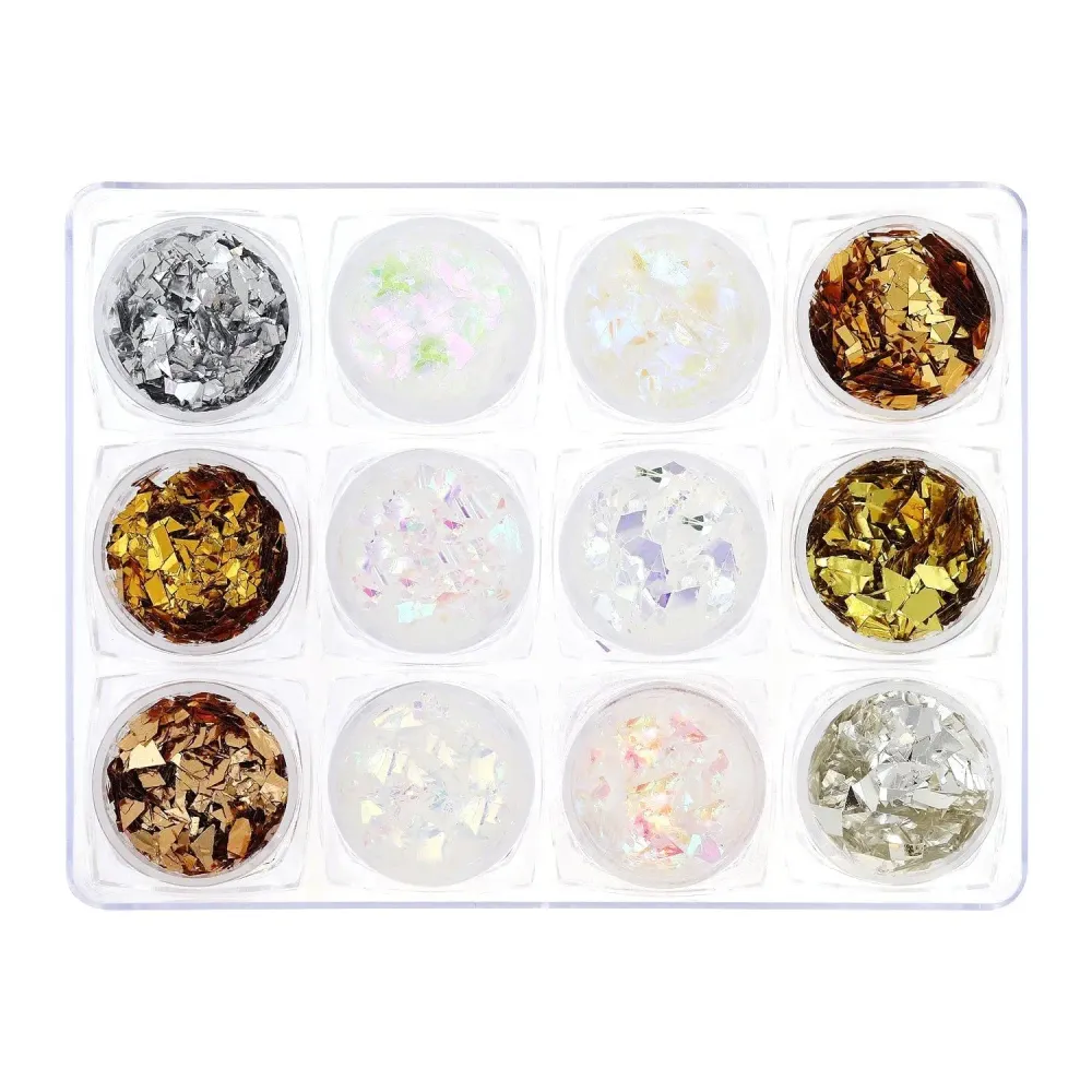 Set šljokica - NGS-012 - Iridescentni i metalik mylar