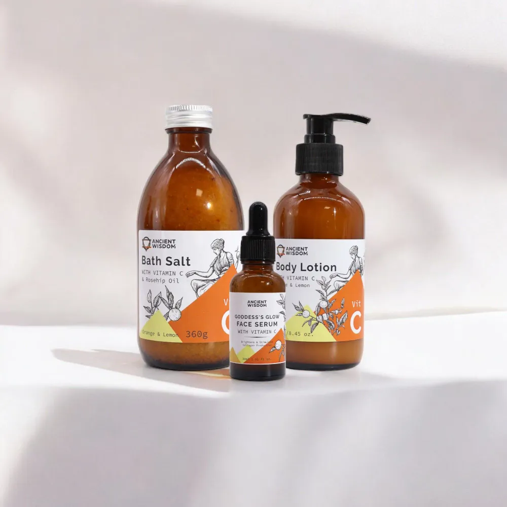 Set za njegu kože s vitaminom C, 3-dijelni