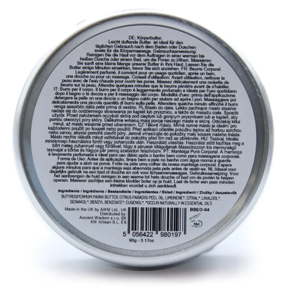 Shea maslac za tijelo Grejp 90g