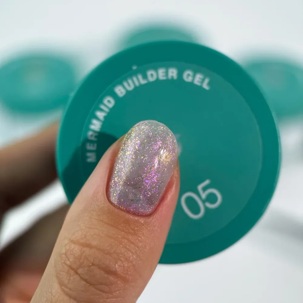 Builder gel Mermaid №5 15 ml Siller