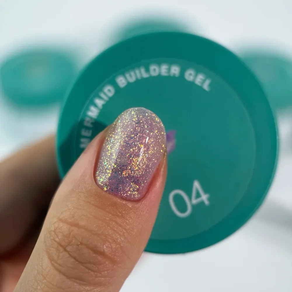 Builder gel Mermaid №4 15 ml Siller