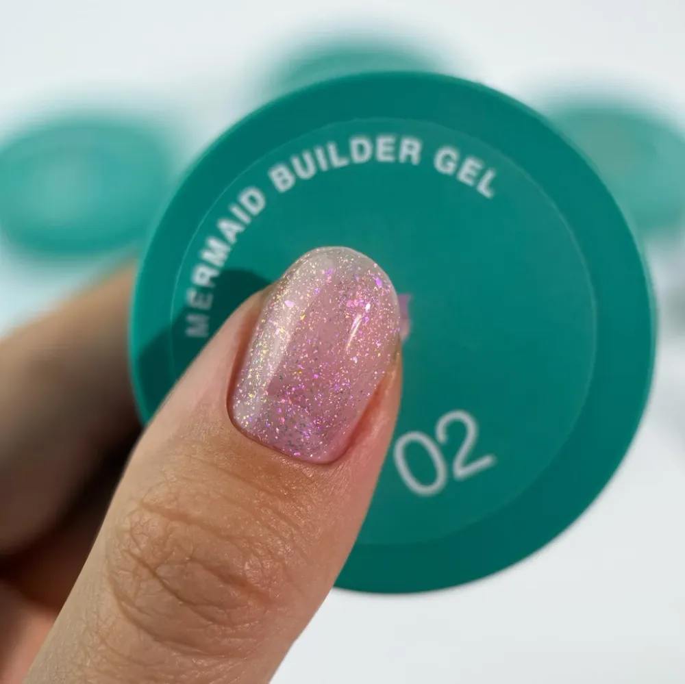 Builder gel Mermaid №2 15 ml Siller