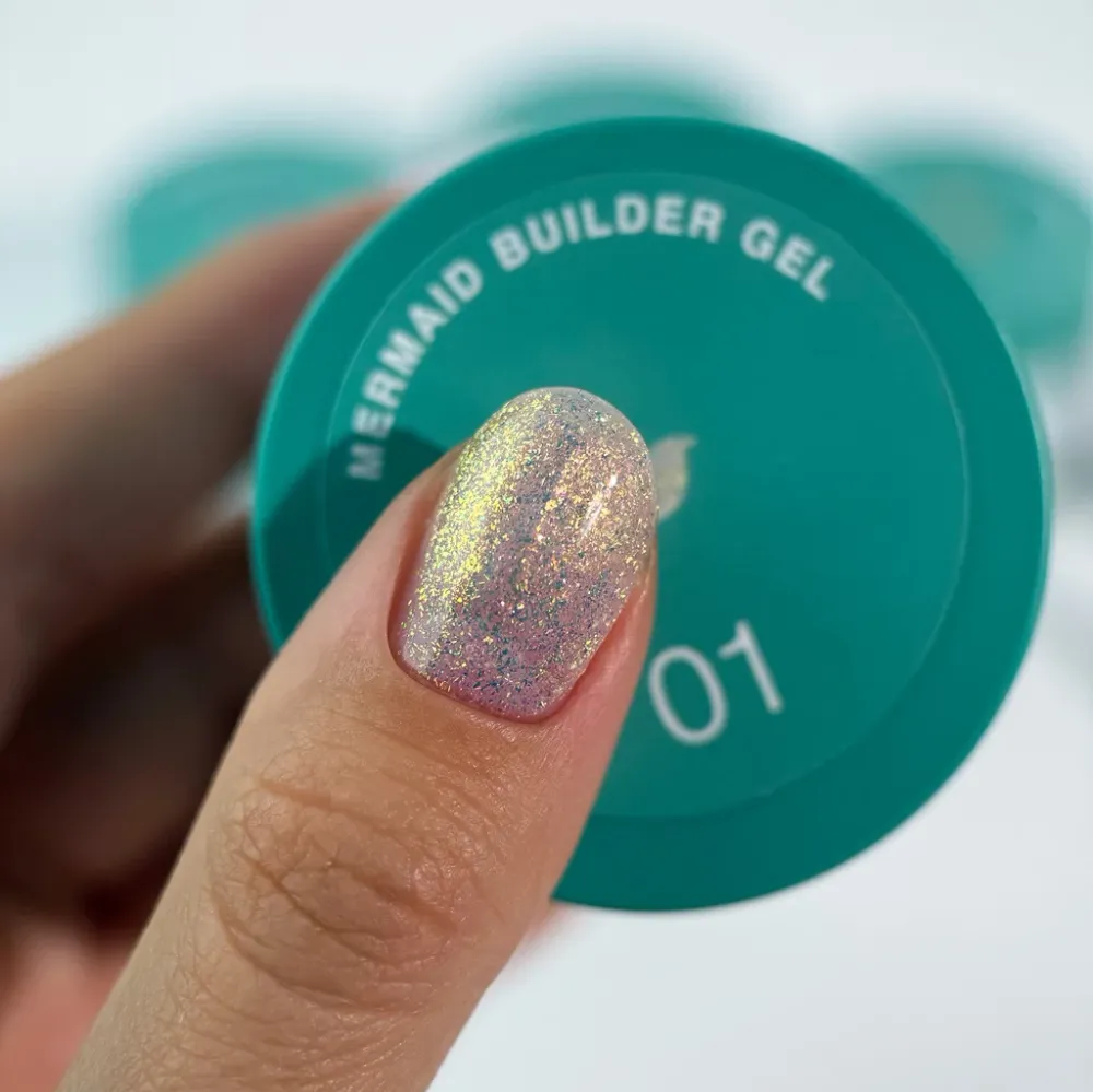 Builder gel Mermaid №1 15 ml Siller