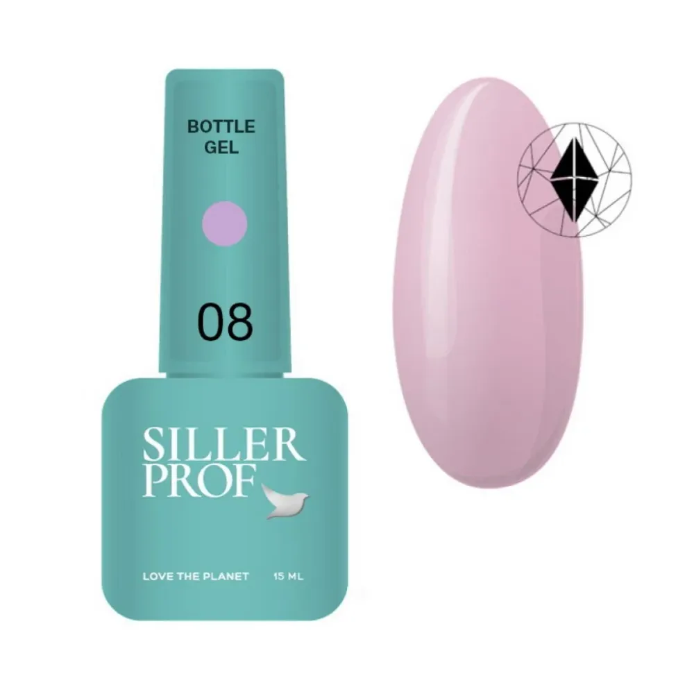 Gel BOTTLE br. 8 15 ml Siller