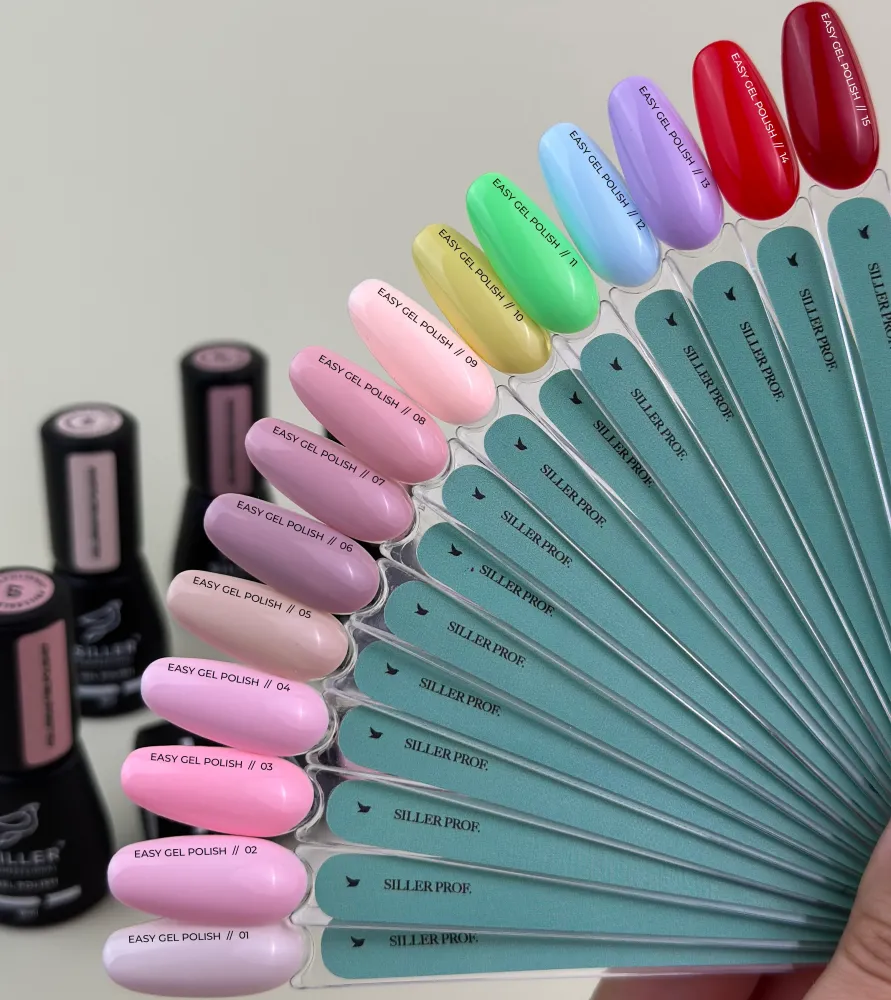 Gel lak EASY (3 u 1) br. 4 8 ml Siller