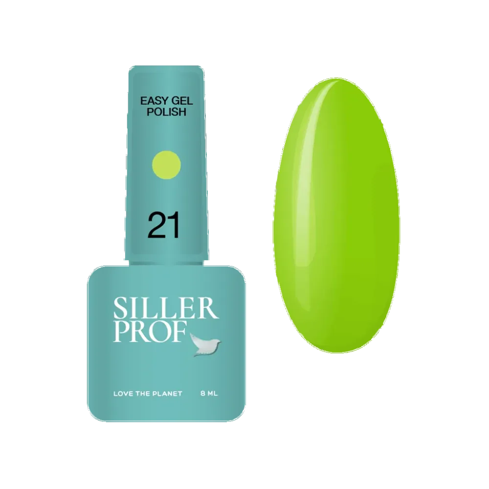 Gel lak EASY (3 u 1) №21 8 ml Siller