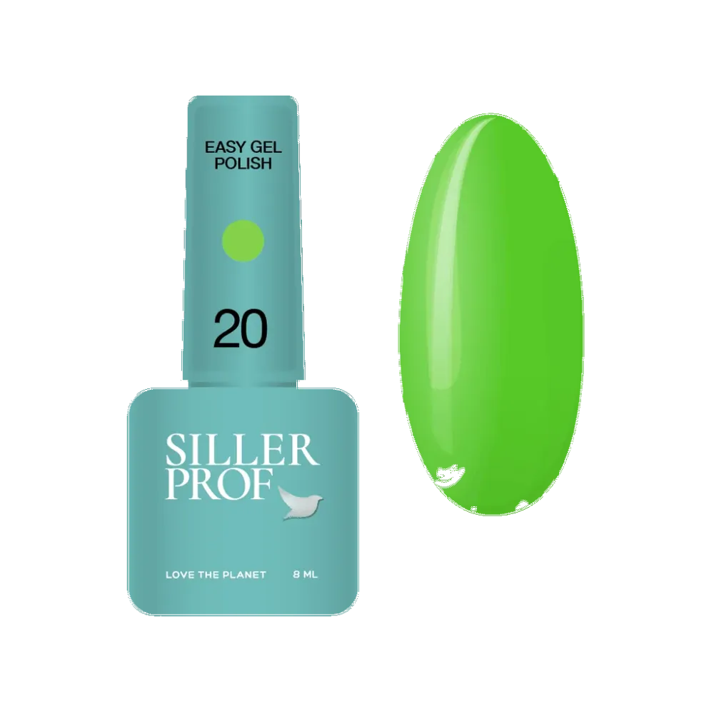 Gel lak EASY (3 u 1) №20 8 ml Siller