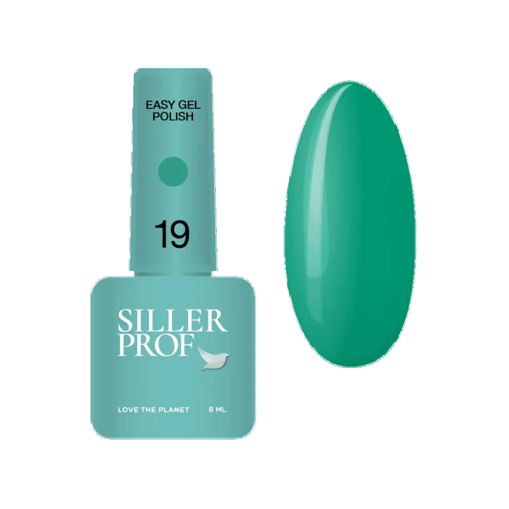 Gel lak EASY (3 u 1) №19 8 ml Siller