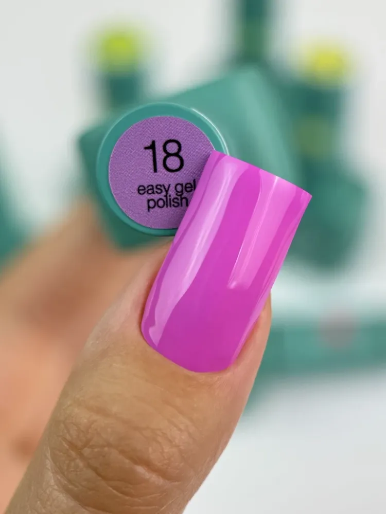 Gel lak EASY (3 u 1) №18 8 ml Siller
