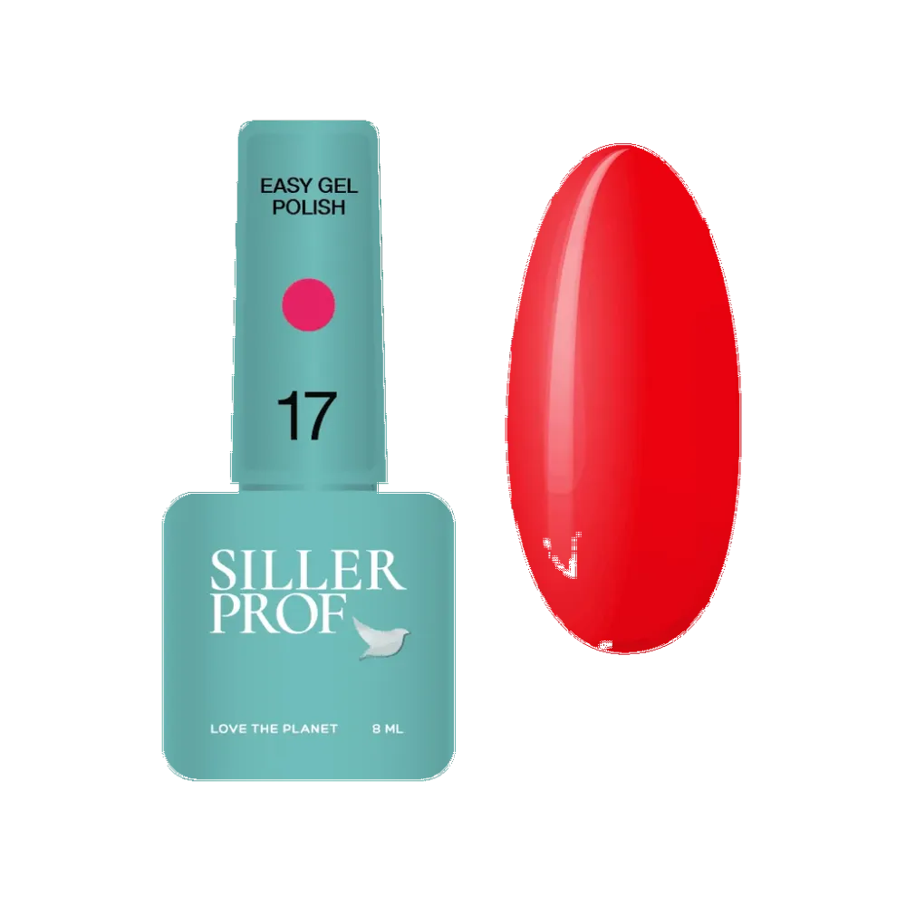 Gel lak EASY (3 u 1) №17 8 ml Siller