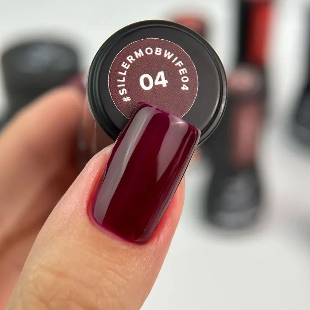 Gel lak za nokte Mob Wife №4 8 ml Siller