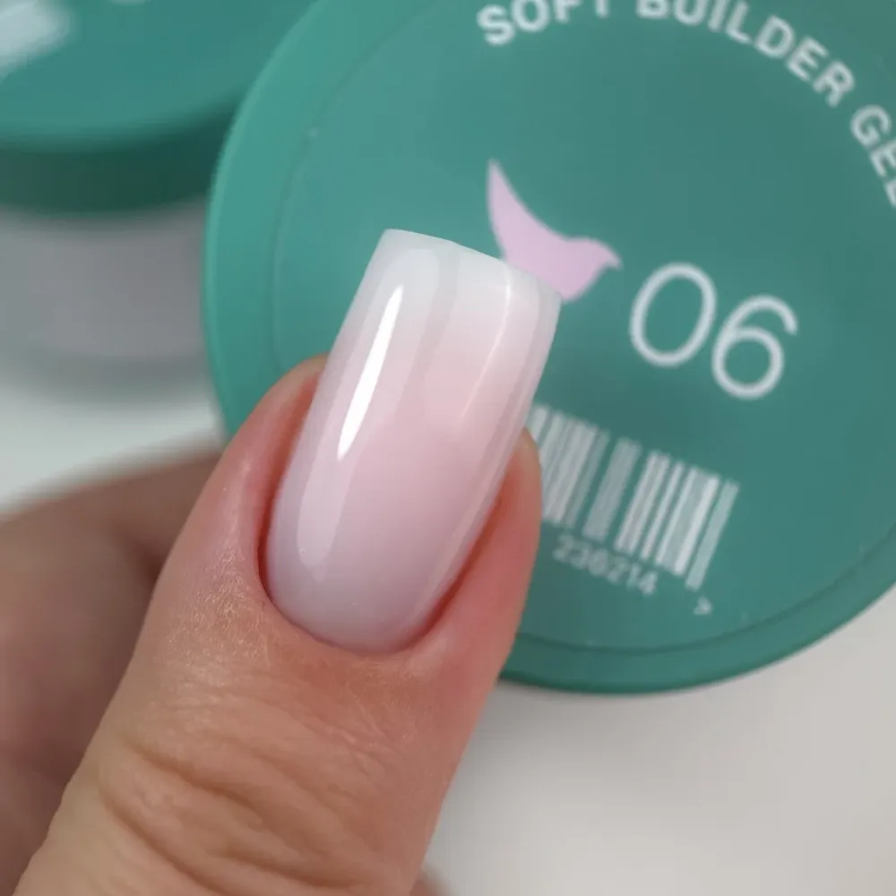 Meki builder gel №6 15ml Siller