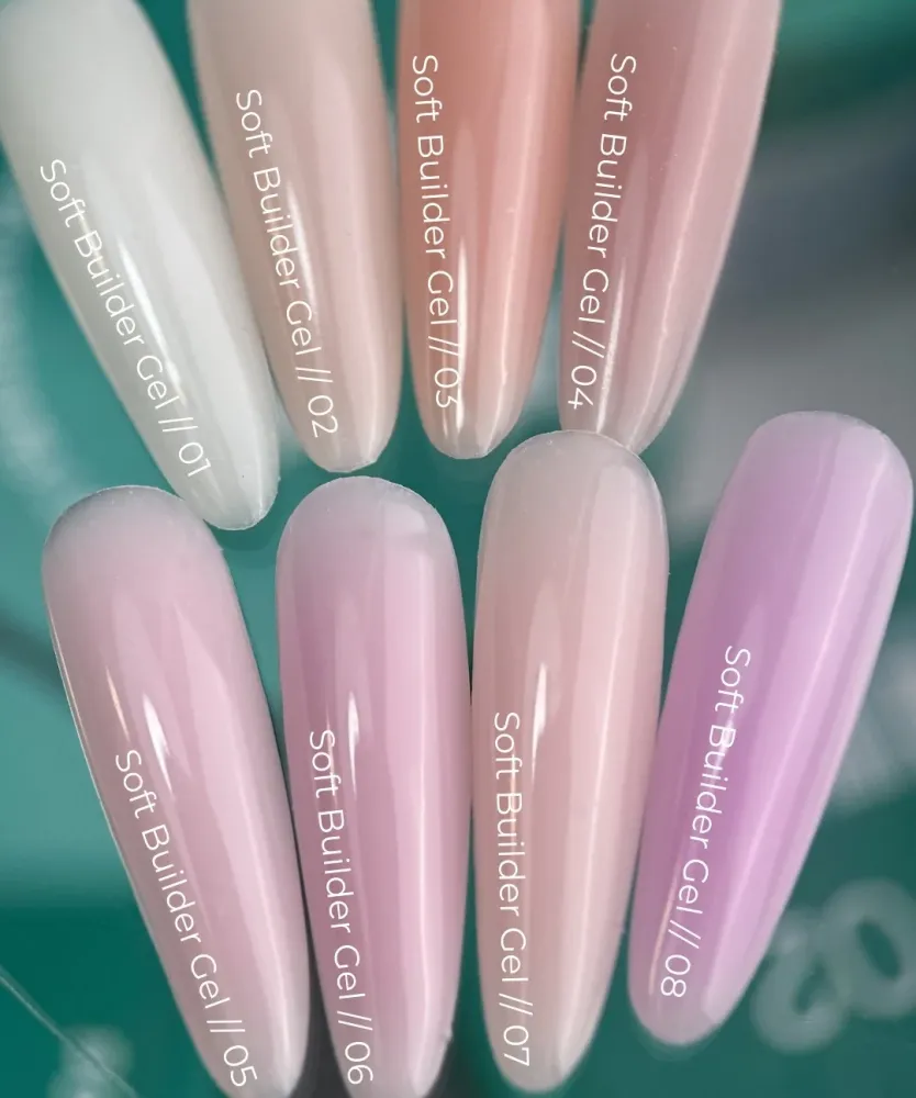 Meki builder gel №1 15ml Siller