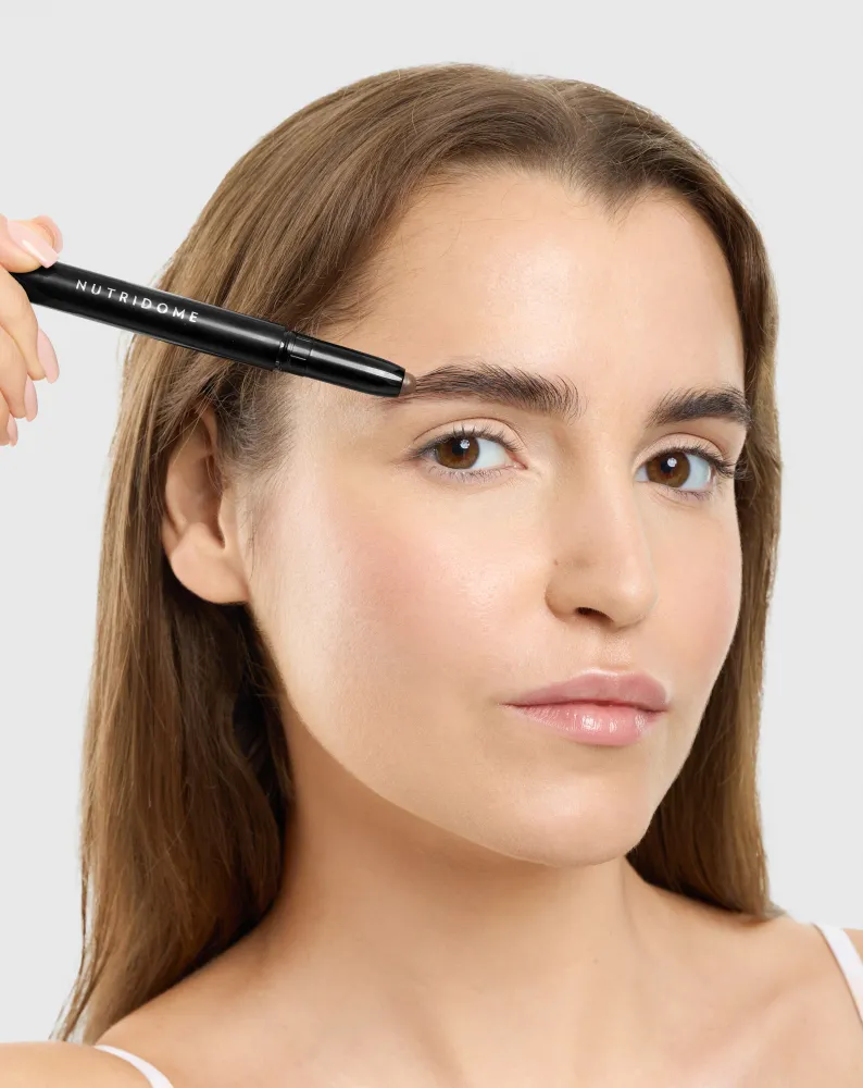 Smeđi vosak za obrve s ricinusovim uljem s učinkom laminacije Nutridome