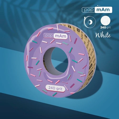 Bijele bande abrasive blanche jetable papmAm (bez plastičnog kućišta) Staleks Pro Expert 240 grit, ATSC-240w
