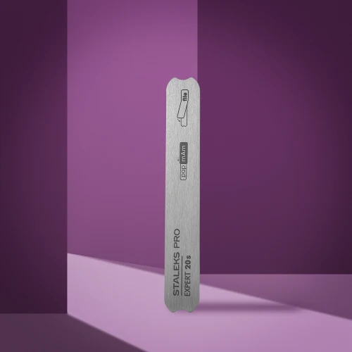 Metalna turpija za nokte ravna baza Staleks Pro Expert 20s (130 mm), MBE-20S