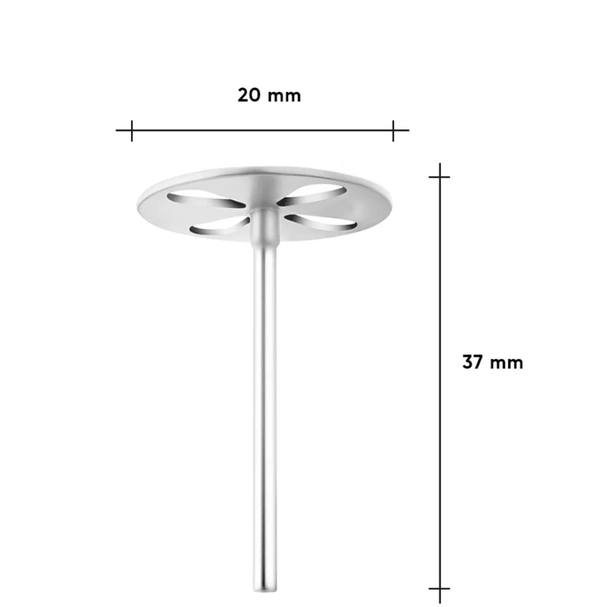 Pododisc Staleks Pro M i set zamjenskih turpija 180 grit 5 kom (20 mm), PDLset-20