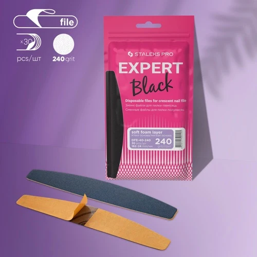Zamjenske turpije za crescent osnovu (mekani sloj pjene) Staleks Pro Expert 40, 240 grit (30 kom), DFE-40-240