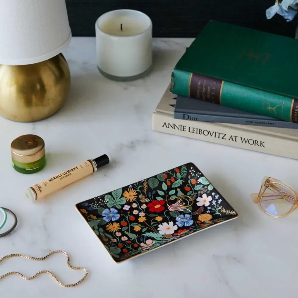 Strawberry Fields Porcelain Catchall Tray