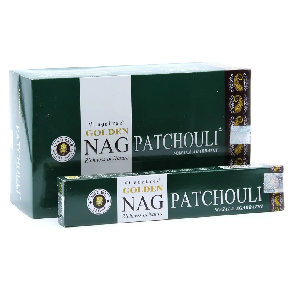 Tamjan pačuli 15g – Golden Nag