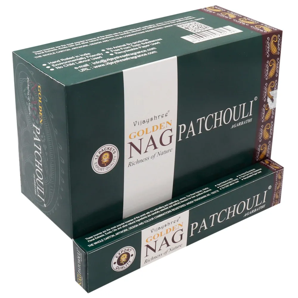 Tamjan pačuli 15g – Golden Nag