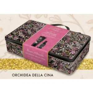 Tesori d'Oriente China Orchid Metal shower case + parfume