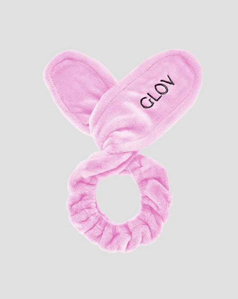 Traka za kosu koja olakšava njegu, u obliku zečjih ušiju Bunny Ears Pink Glov