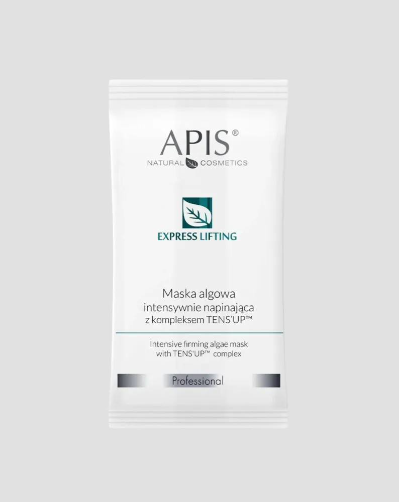 Trenutačno zatežuć maska od algi s TENS'UP Express Lifting Apis kompleksom