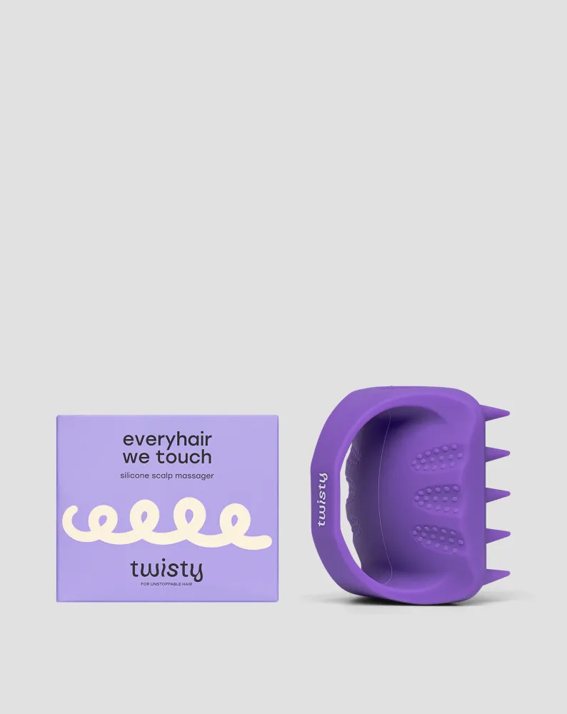 Twisty mekani silikonski masažer za vlasište koji stimulira mikrocirkulaciju